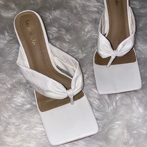 White Sandle Heels